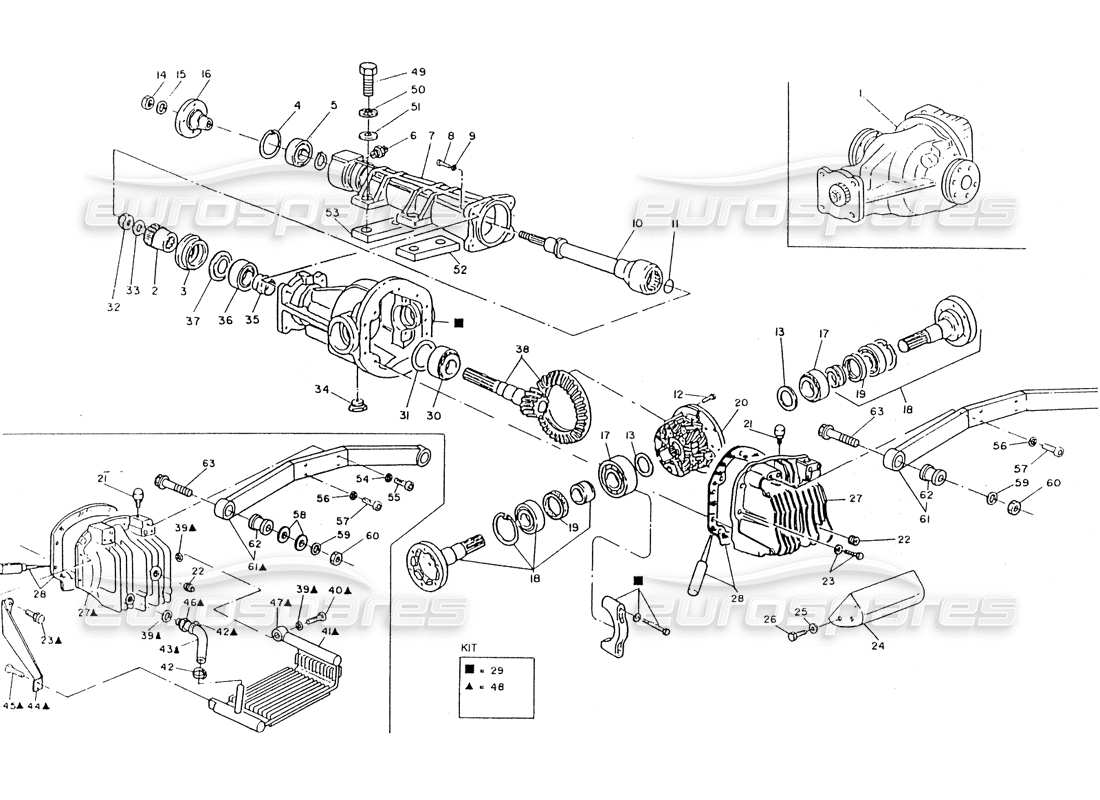 part diagram containing part number 51581