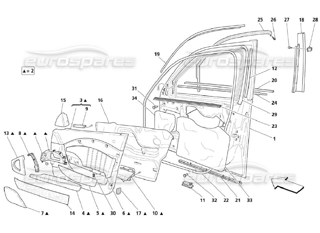 part diagram containing part number 14115680