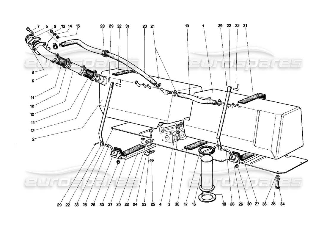 part diagram containing part number 125032