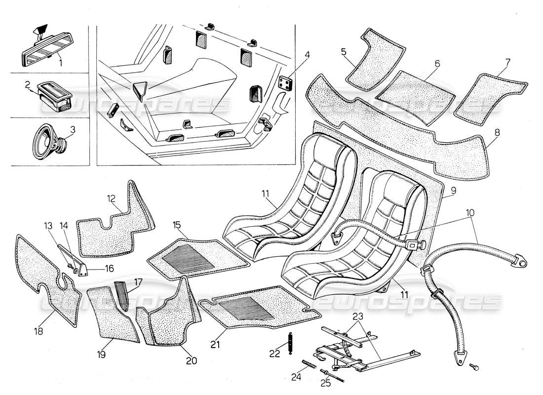 part diagram containing part number 007058023