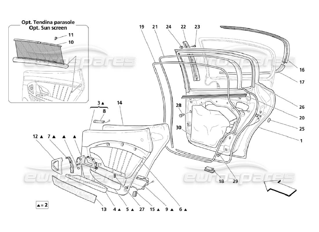 part diagram containing part number 67874700