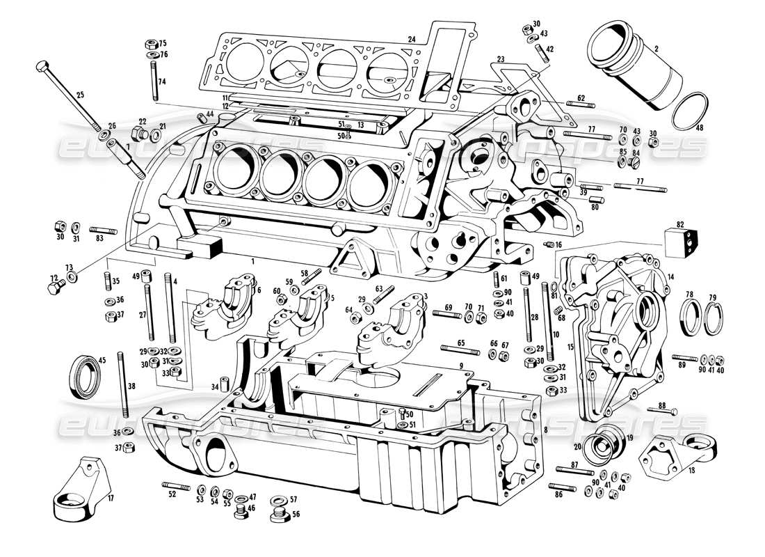 part diagram containing part number mt64850