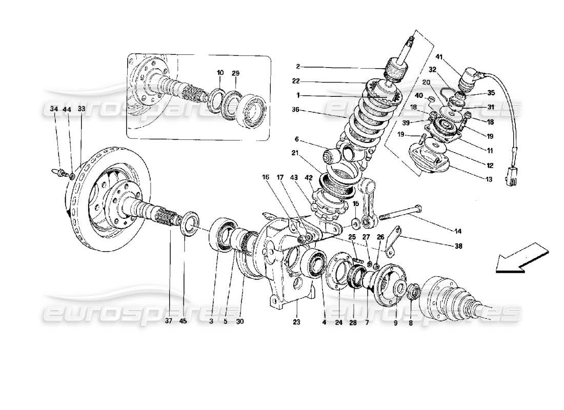 part diagram containing part number 145551