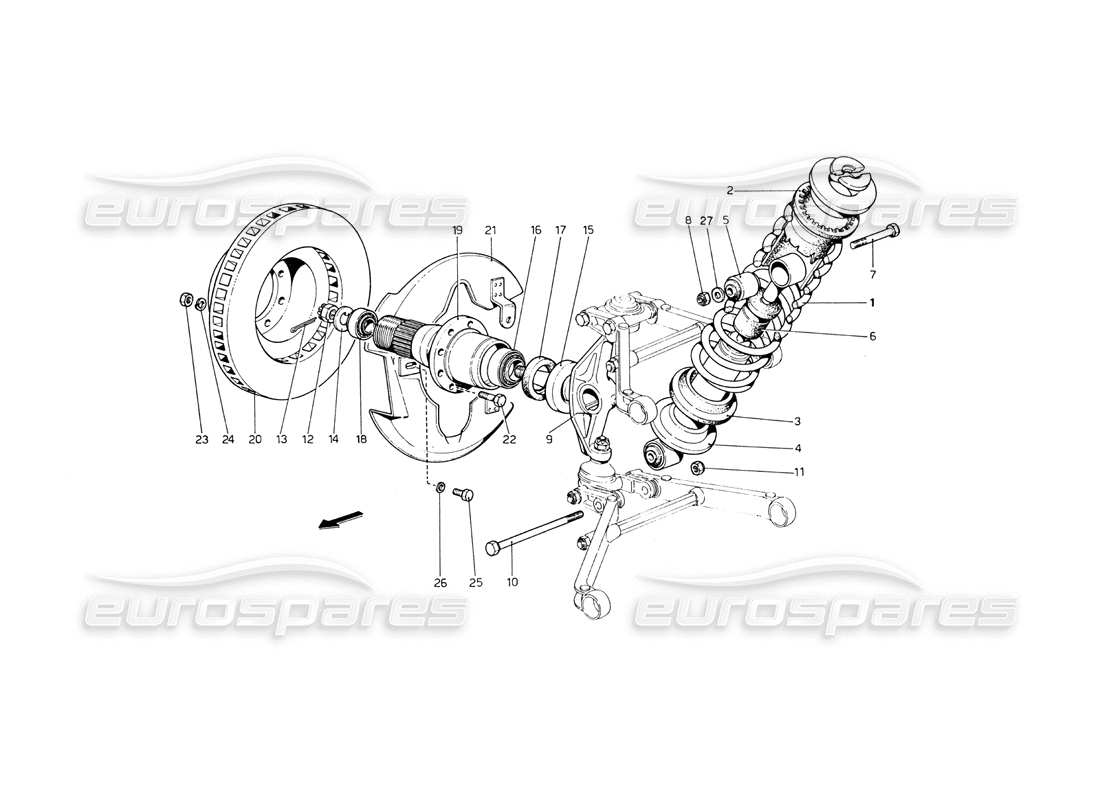 part diagram containing part number 104594