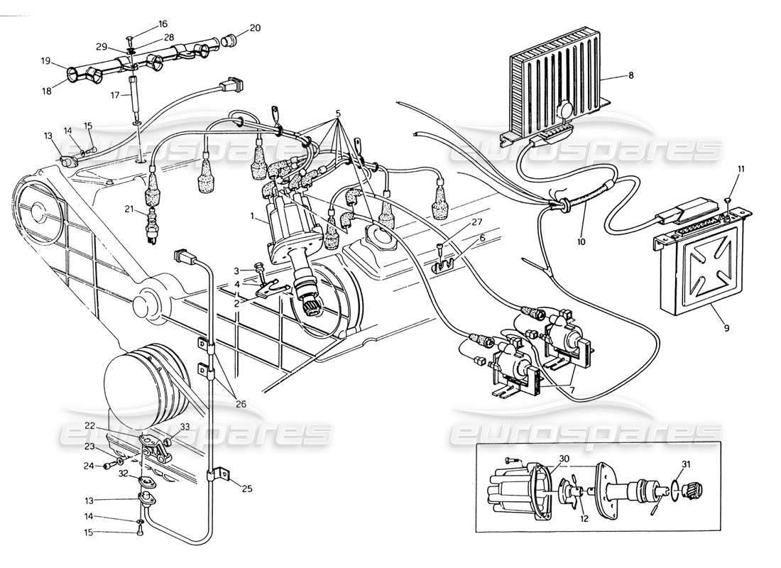 part diagram containing part number mht006