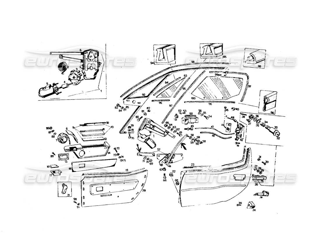 part diagram containing part number prn 70584