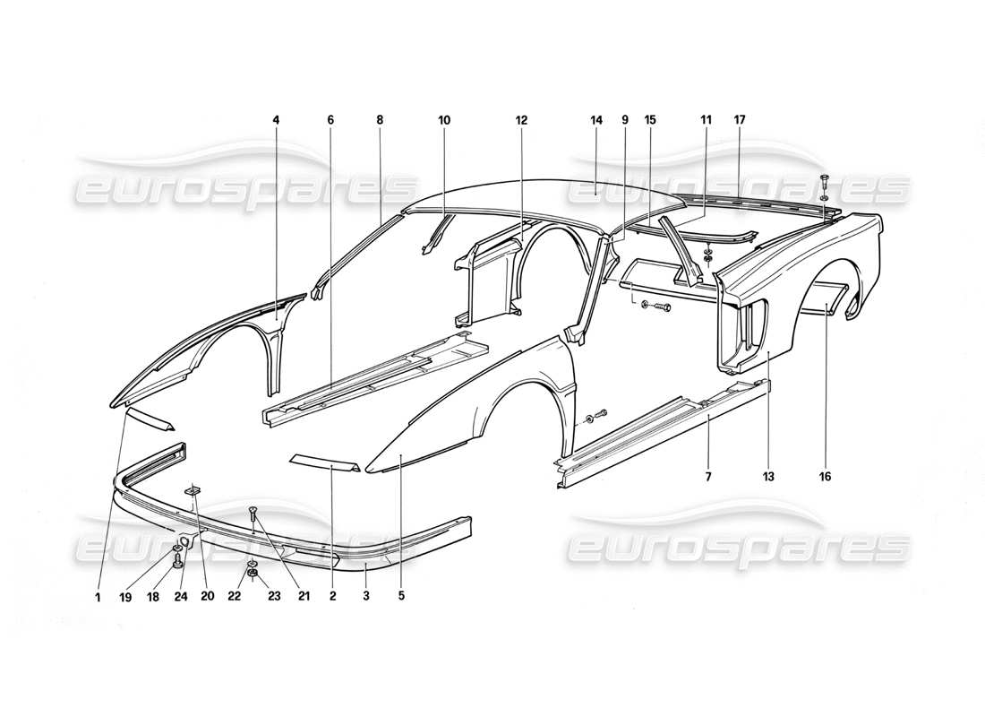 part diagram containing part number 61477700