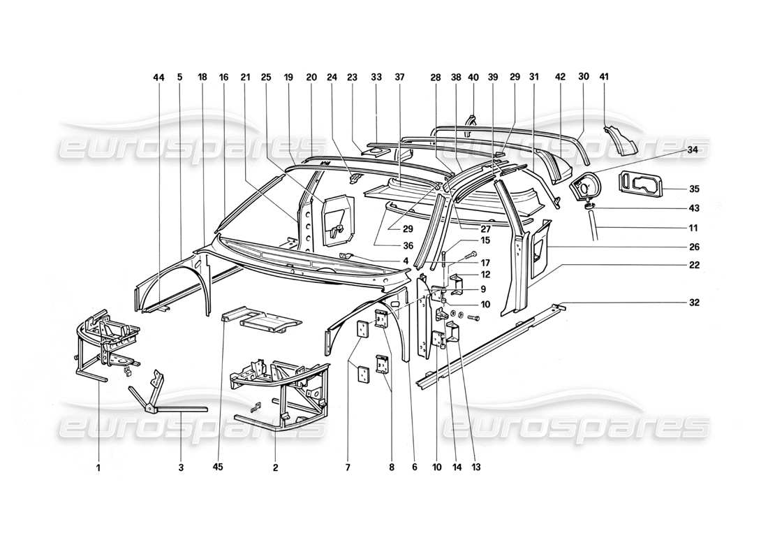 part diagram containing part number 61484700