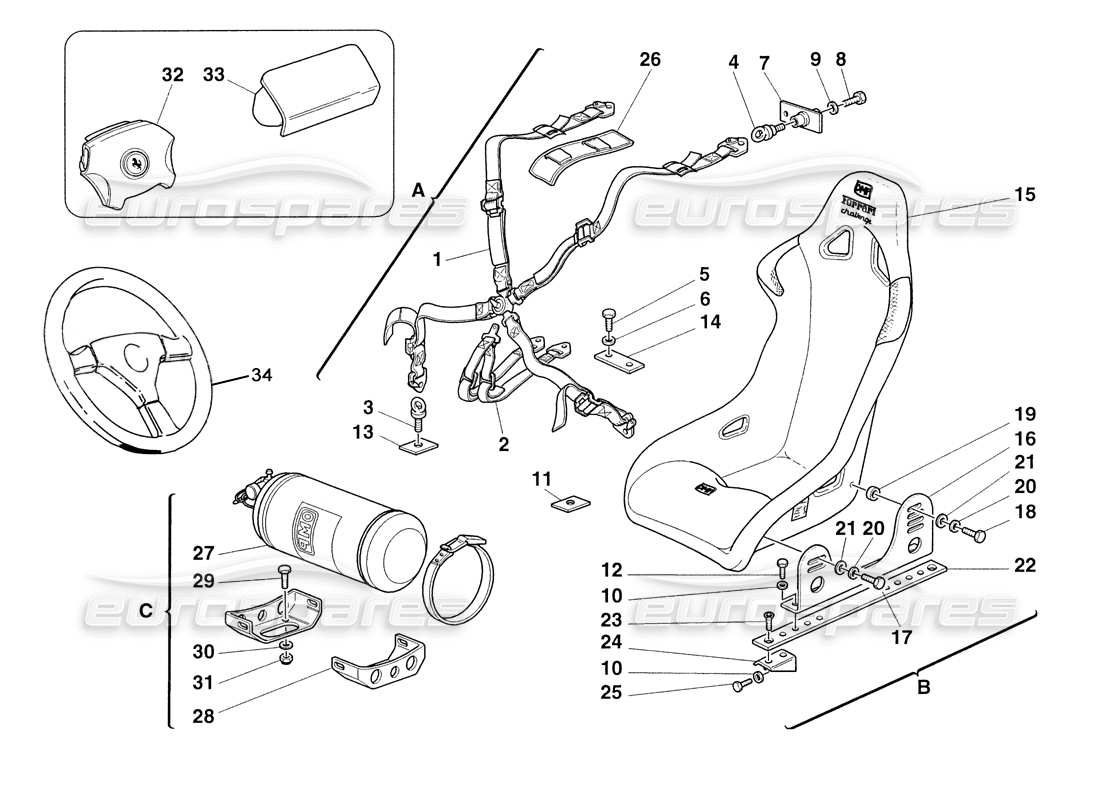 part diagram containing part number 15970524