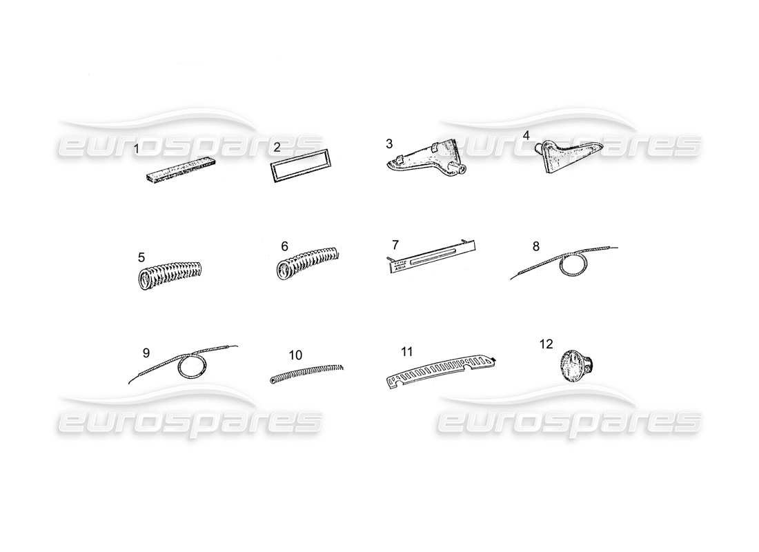 a part diagram from the ferrari 250 parts catalogue