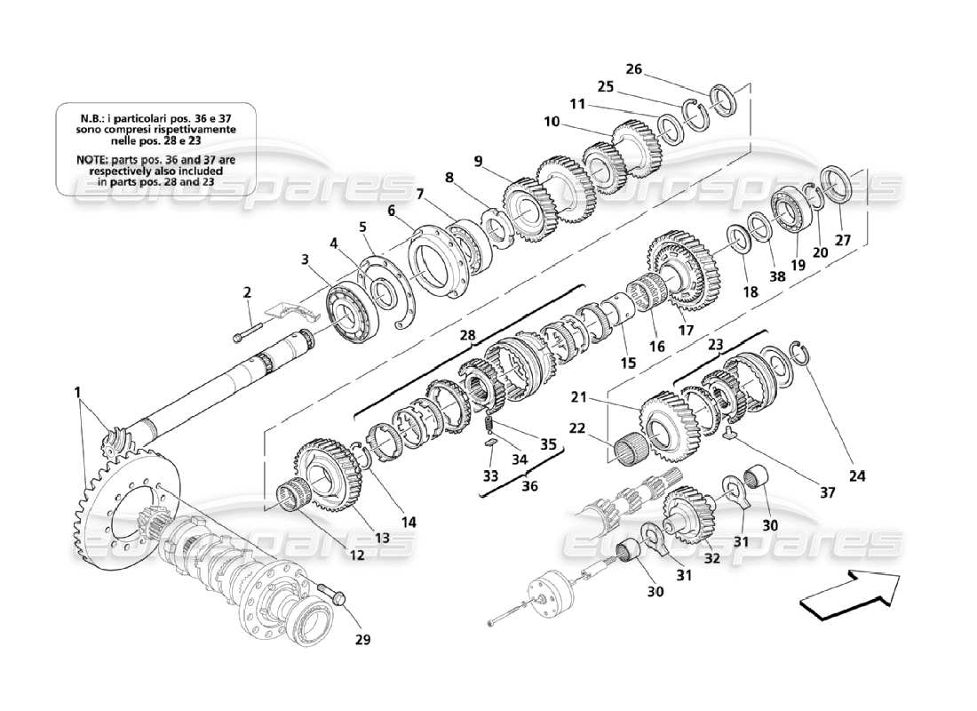 part diagram containing part number 203800