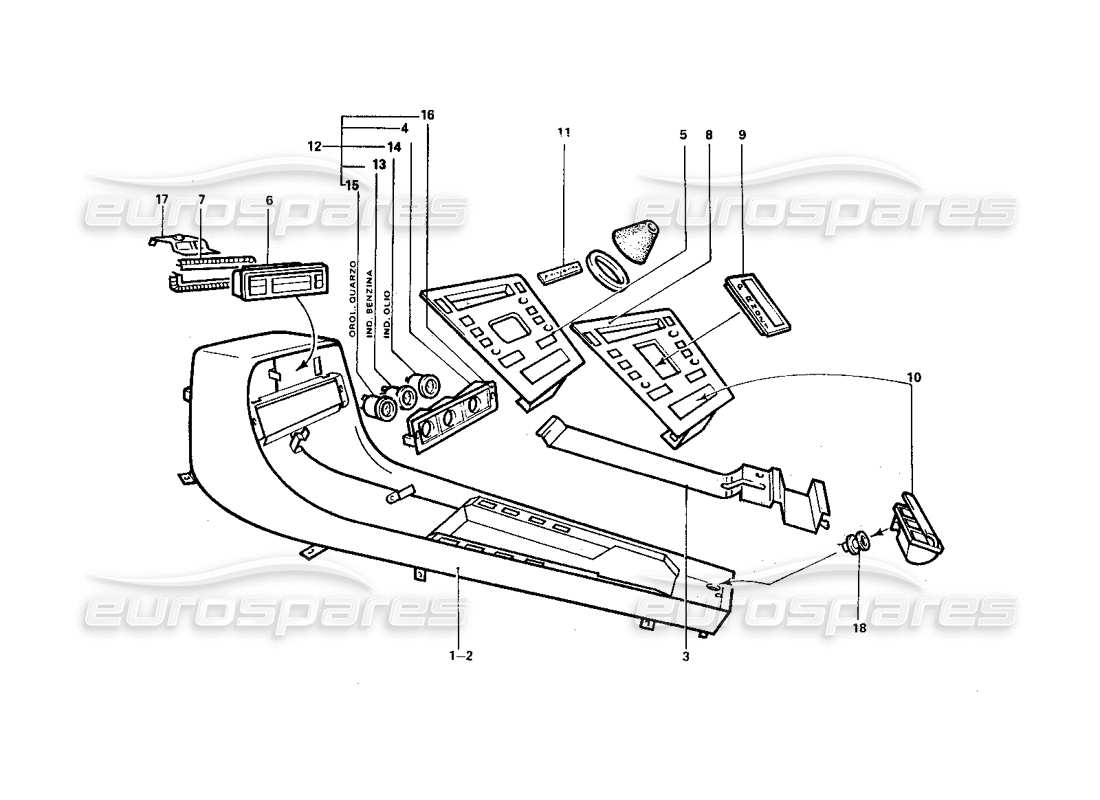 a part diagram from the Ferrari 412 (Coachwork) parts catalogue