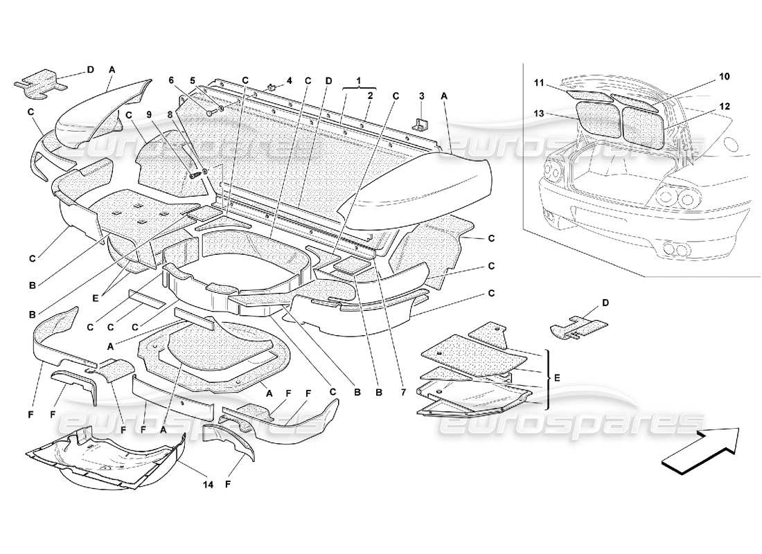 part diagram containing part number 63493500