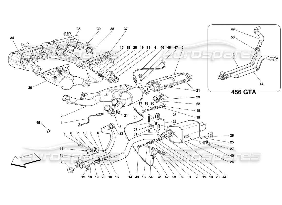 part diagram containing part number 128010