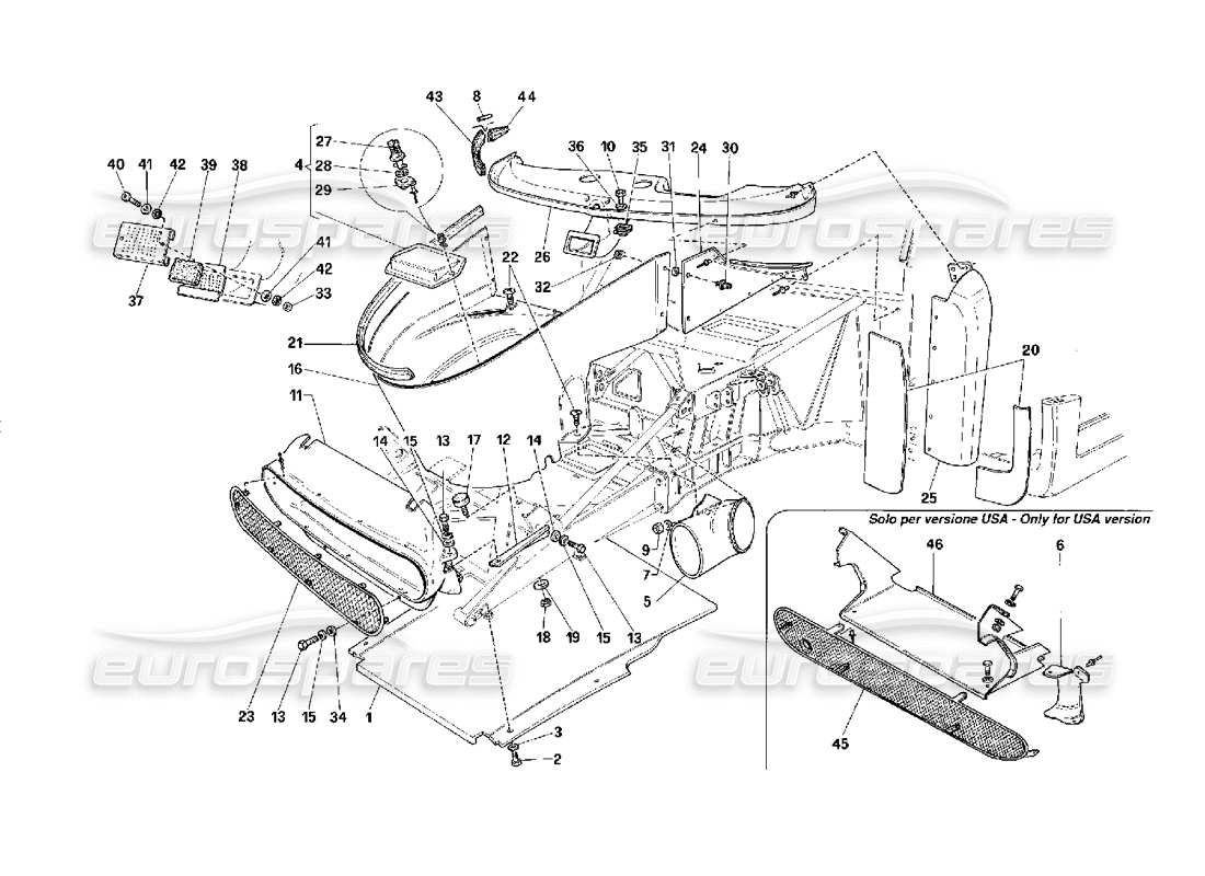 part diagram containing part number 62494900