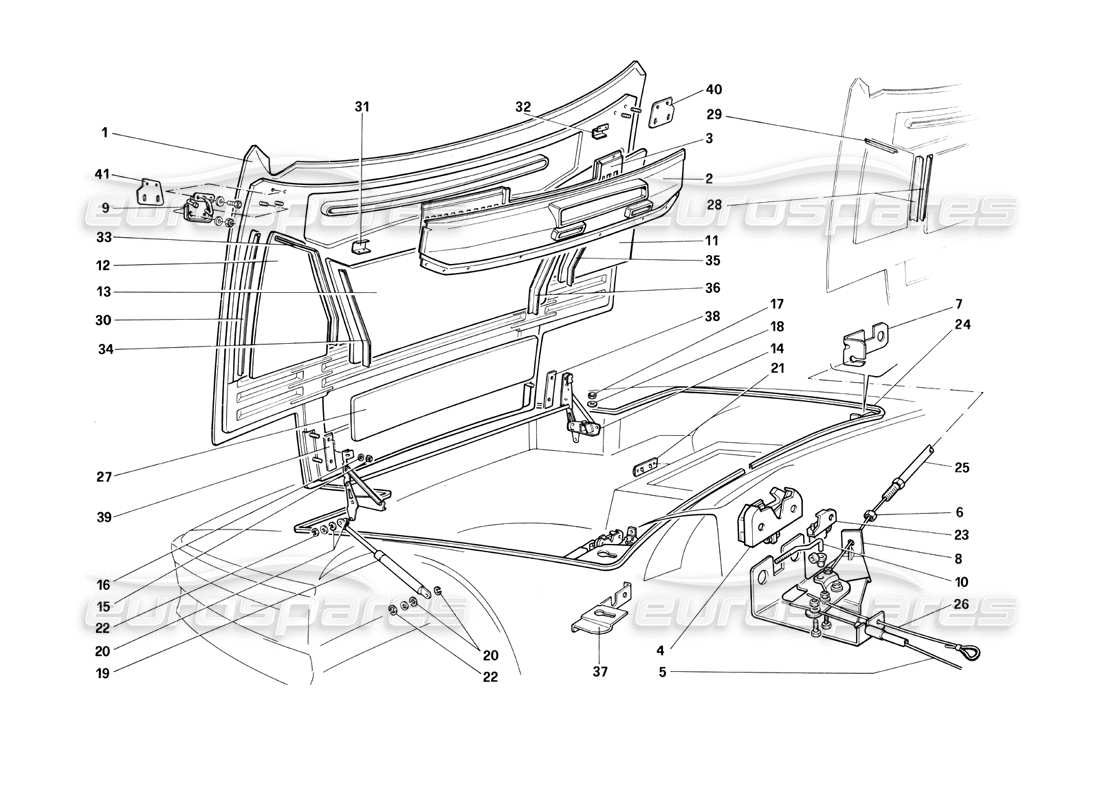 part diagram containing part number 61572000