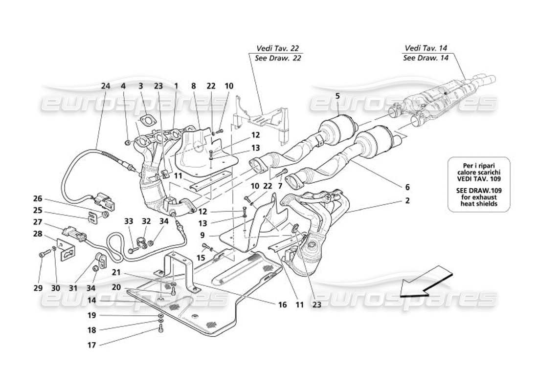 part diagram containing part number 222560