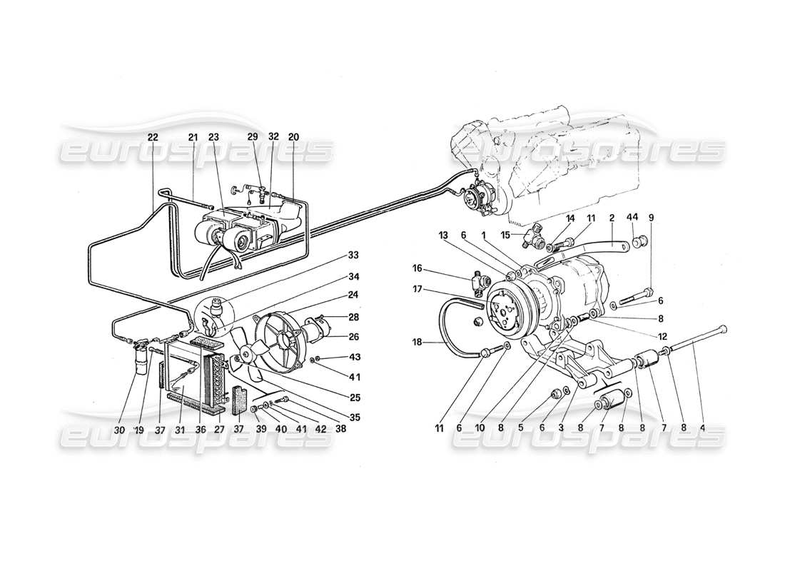 part diagram containing part number 61742600