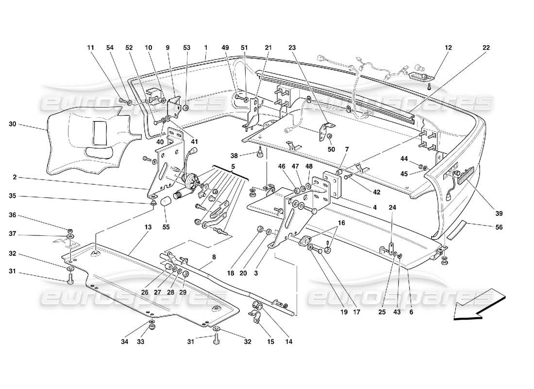 part diagram containing part number 64831200