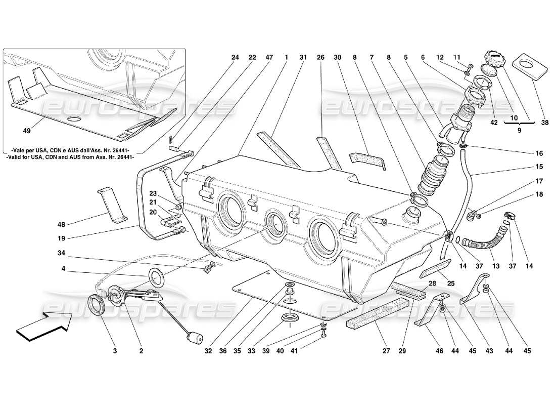 part diagram containing part number 156253