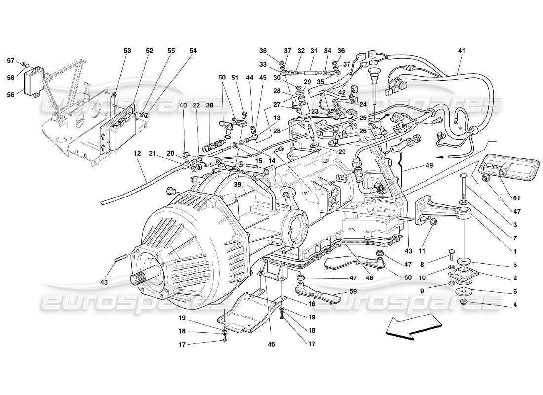 part diagram containing part number 164011