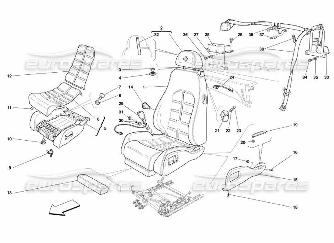 part diagram containing part number 687022..