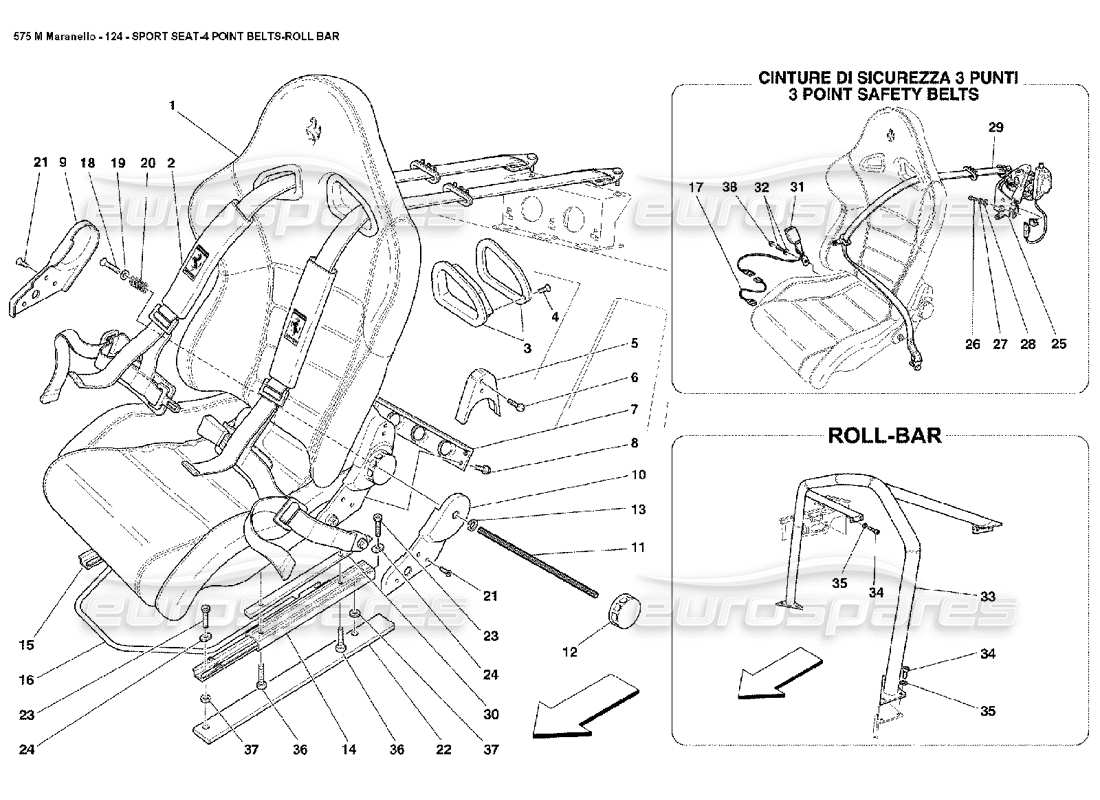 part diagram containing part number 67123400