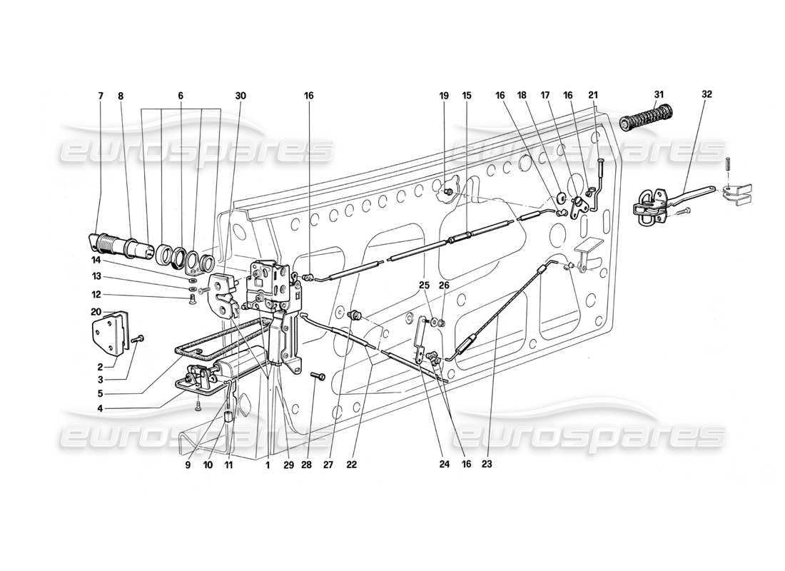 part diagram containing part number 61507200