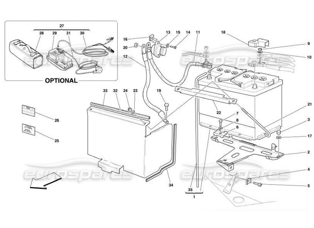 part diagram containing part number 156575