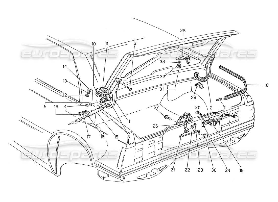 VIEW PARTS DIAGRAMS FROM THE MASERATI 2.24V PARTS CATALOGUE a part diagram from the maserati 2.24v parts catalogue