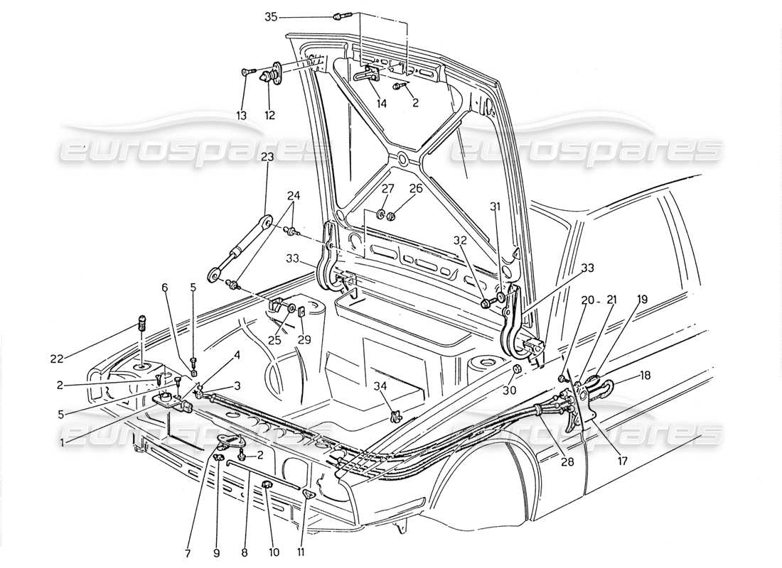 a part diagram from the Maserati 2.24v parts catalogue