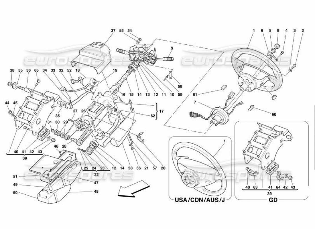 part diagram containing part number 66809103