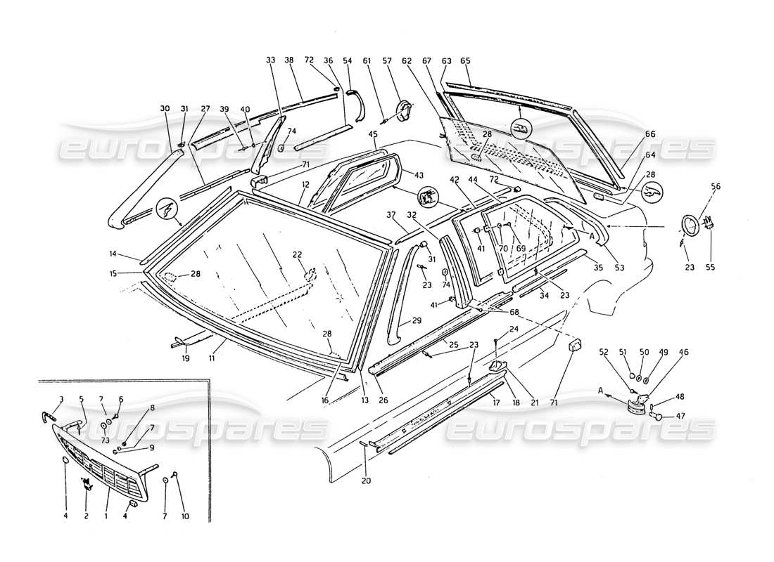 part diagram containing part number 318320339