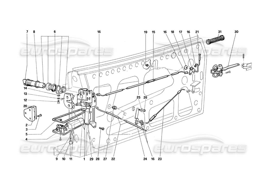 part diagram containing part number 61507500