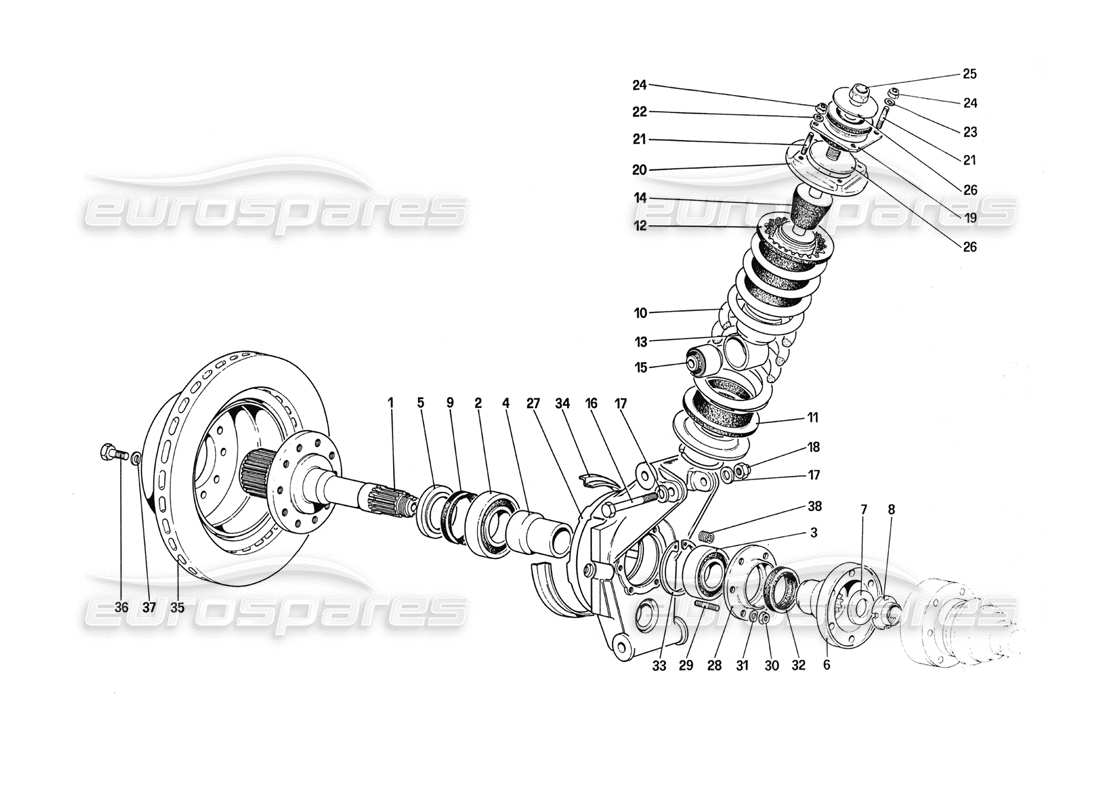 part diagram containing part number 115168