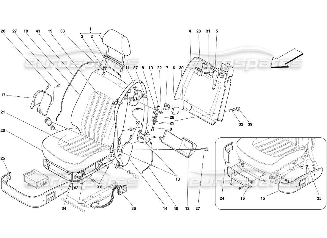 part diagram containing part number 65261800