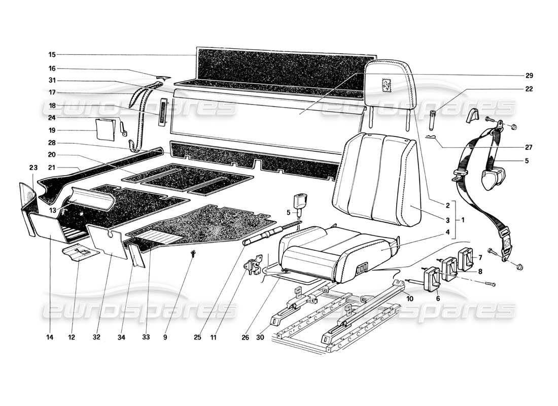 part diagram containing part number 61542600