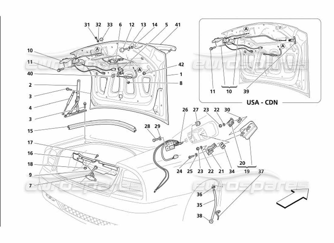 part diagram containing part number 68289500