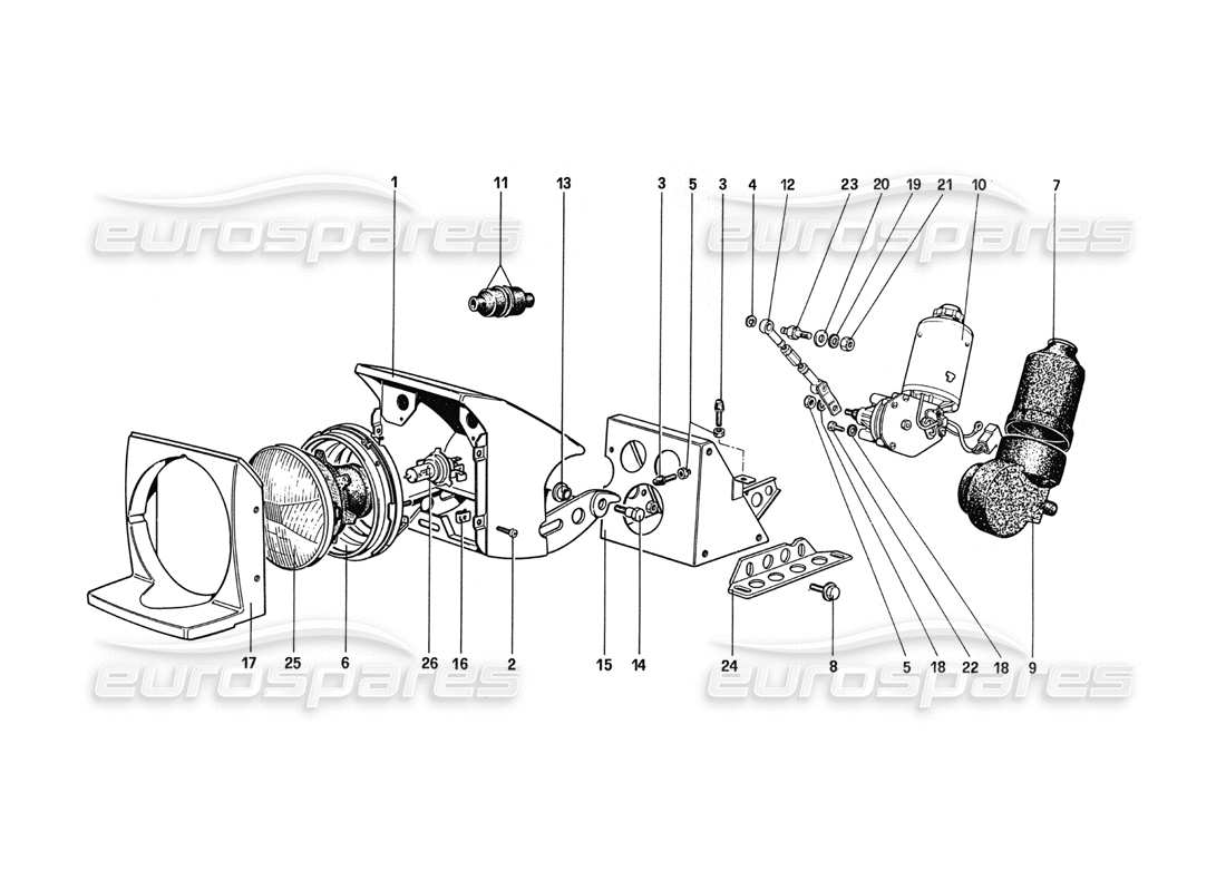 part diagram containing part number 61268600