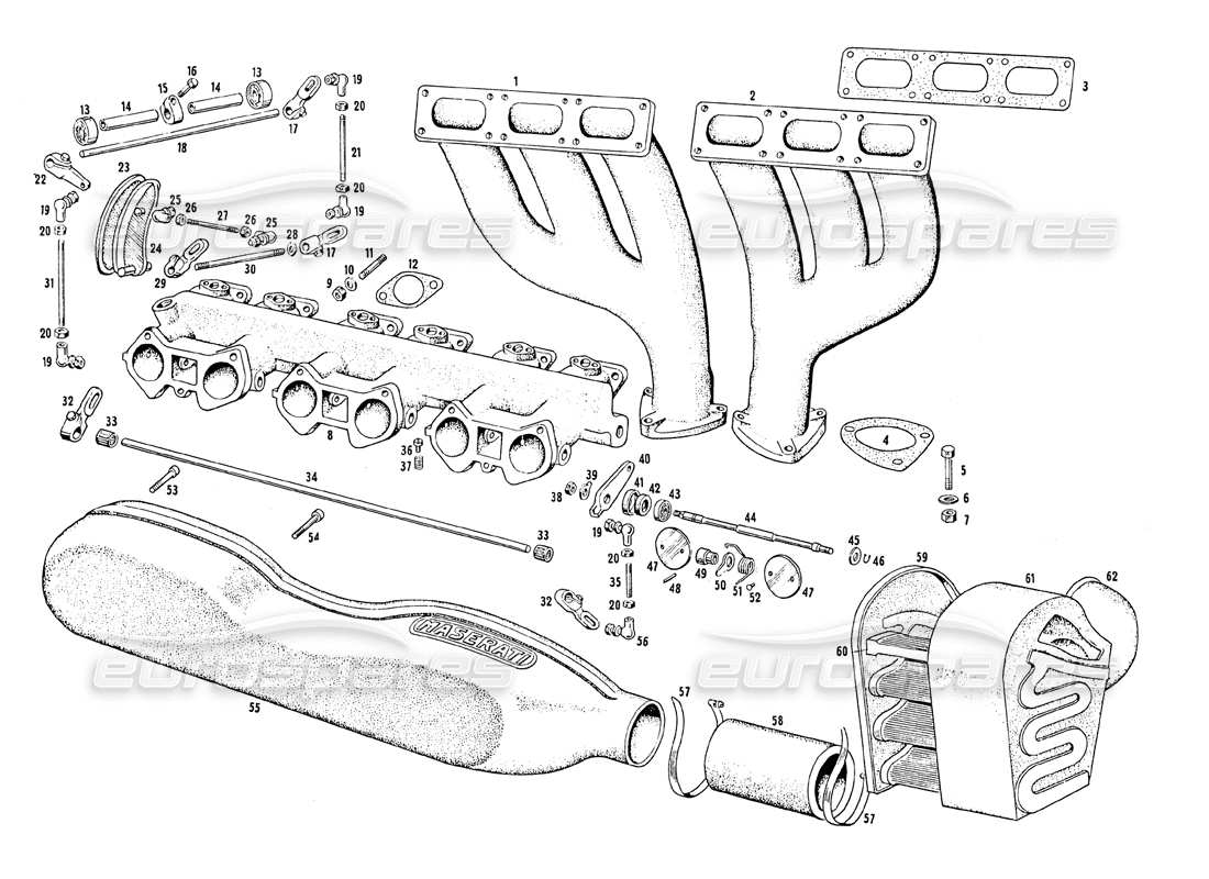 part diagram containing part number csc 46581