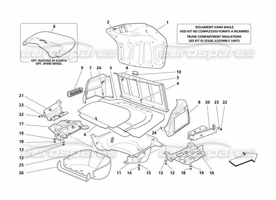 part diagram containing part number 12624124