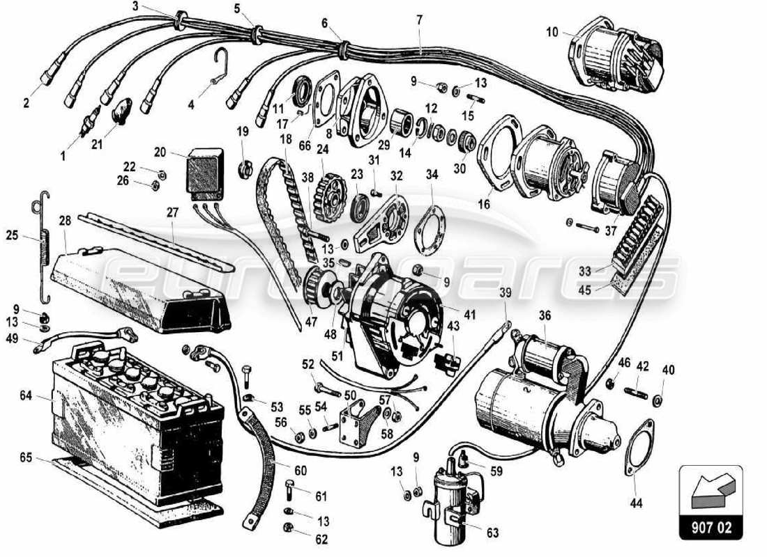 part diagram containing part number bn-00477