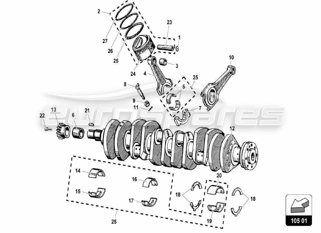 part diagram containing part number 001401199