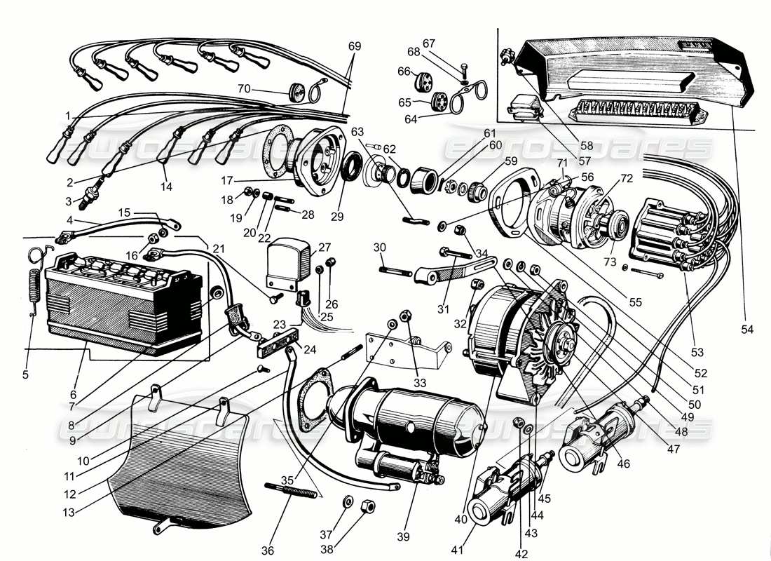 part diagram containing part number 001605790