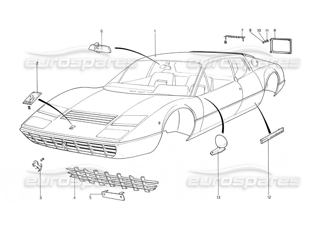 part diagram containing part number 50005404