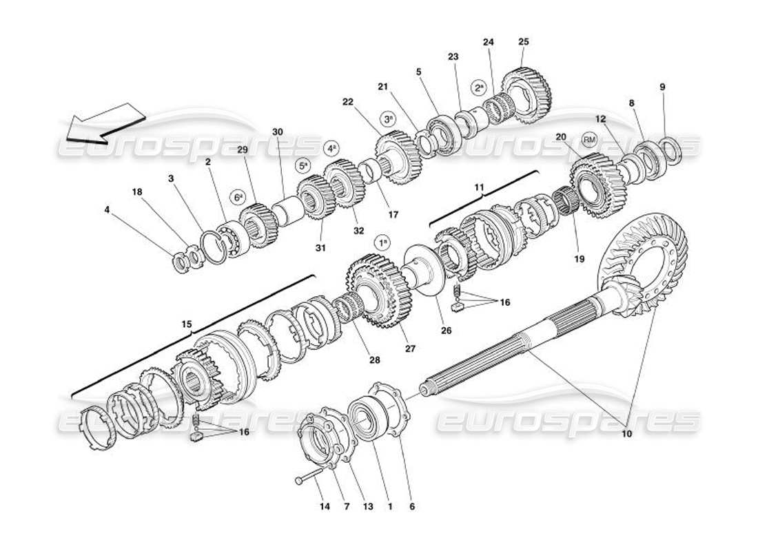 part diagram containing part number 207262