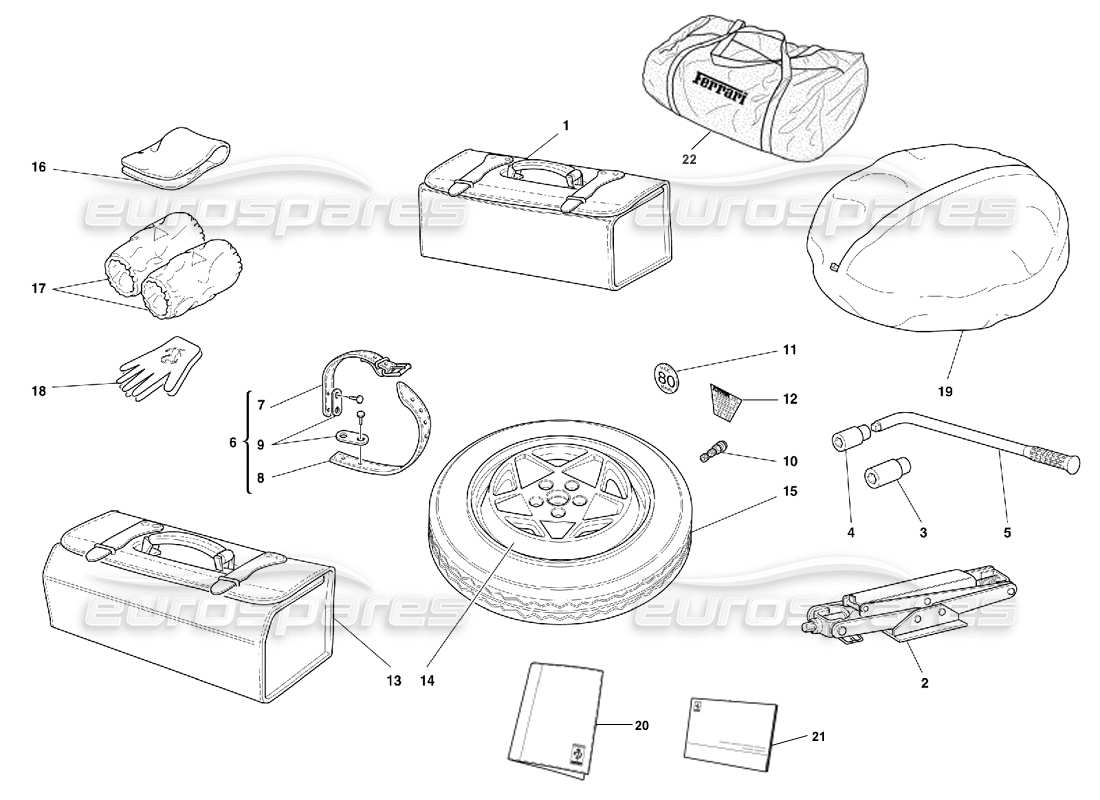 part diagram containing part number 95990162