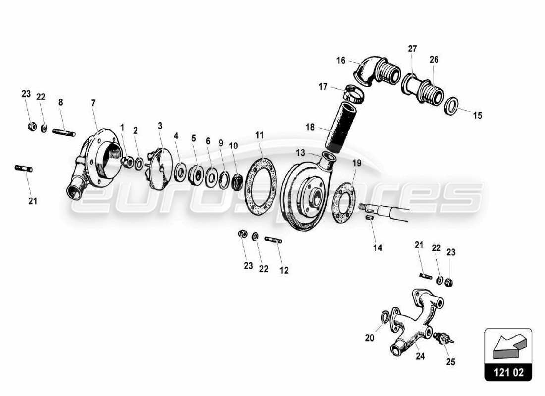 part diagram containing part number 001700369