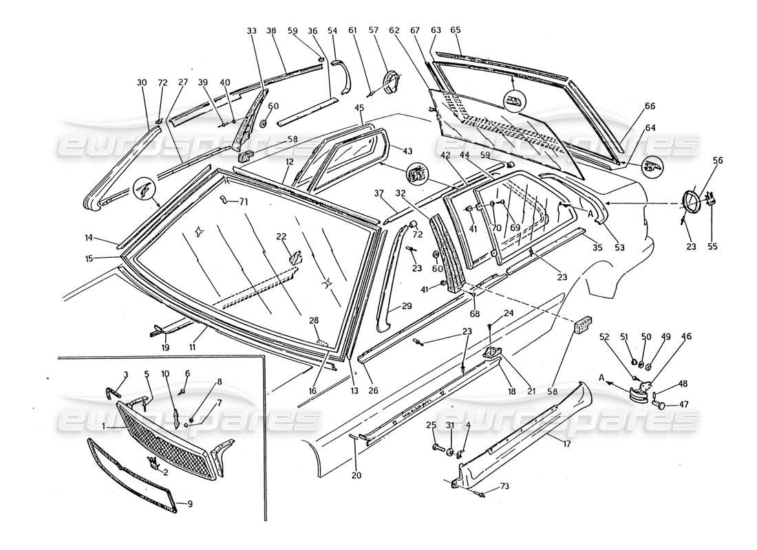 part diagram containing part number 318353347