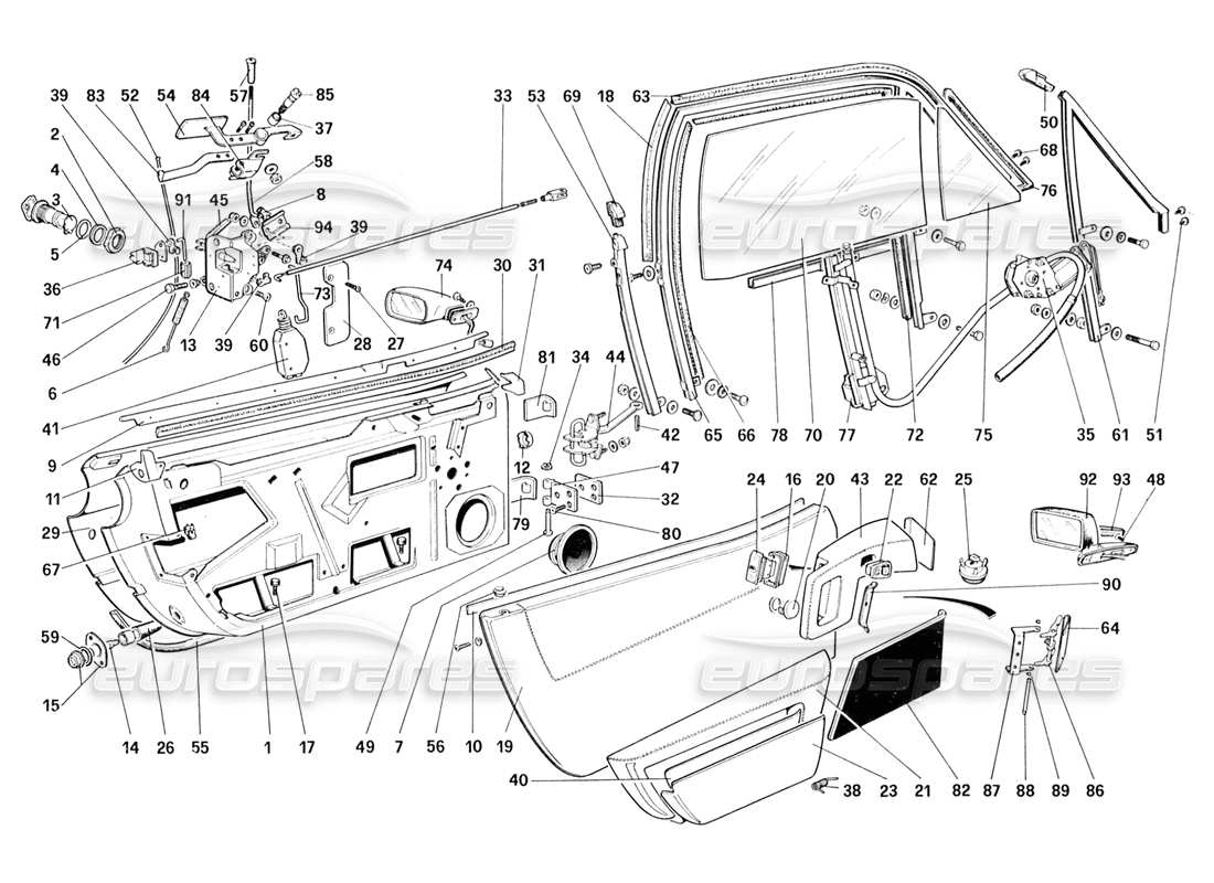 part diagram containing part number 61443500